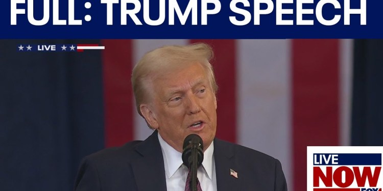 President Trump delivers his inauguration address President Trump delivers his inauguration address