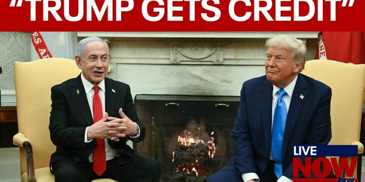 Israeli PM Netanyahu credits President Trump with hostage deal | LiveNOW from FOX Israeli PM Netanyahu credits President Trump with hostage deal | LiveNOW from FOX