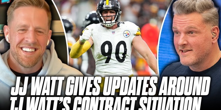JJ Watt Gives Inside Look Of TJ Watt’s Contract Status With The Steelers | Pat McAfee Show JJ Watt Gives Inside Look Of TJ Watt’s Contract Status With The Steelers | Pat McAfee Show