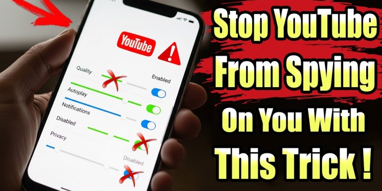 Stop YouTube From Spying On You With This Trick! Stop YouTube From Spying On You With This Trick!