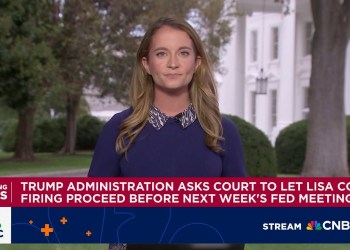 Trump admin asks court to let Lisa Cook’s firing proceed before next Fed meeting Trump admin asks court to let Lisa Cook’s firing proceed before next Fed meeting
