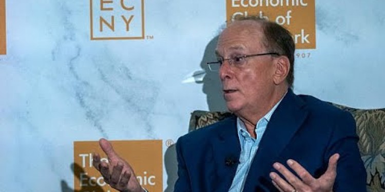 Most CEOs Think US Is in Recession, Says Larry Fink Most CEOs Think US Is in Recession, Says Larry Fink