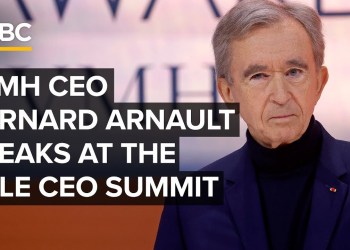 LVMH CEO Bernard Arnault speaks to CNBC’s Sara Eisen at the Yale CEO Summit — 12/17/2025 LVMH CEO Bernard Arnault speaks to CNBC’s Sara Eisen at the Yale CEO Summit — 12/17/2025