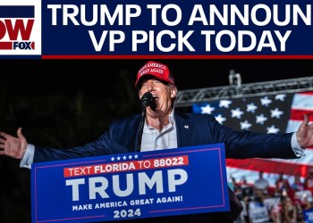 Report: Trump VP pick to be announced today at RNC | LiveNOW from FOX Report: Trump VP pick to be announced today at RNC | LiveNOW from FOX