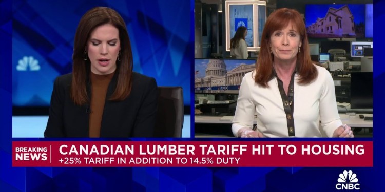 Canadian lumber tariffs to hit the housing sector Canadian lumber tariffs to hit the housing sector