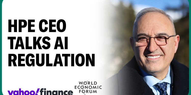 HPE CEO talks AI, regulation, and the future HPE CEO talks AI, regulation, and the future