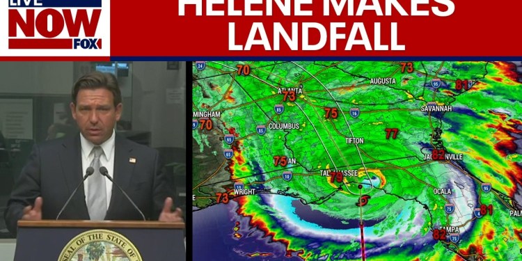 BREAKING: Hurricane Helene makes landfall in Florida as major category 4 storm | LiveNOW from FOX BREAKING: Hurricane Helene makes landfall in Florida as major category 4 storm | LiveNOW from FOX