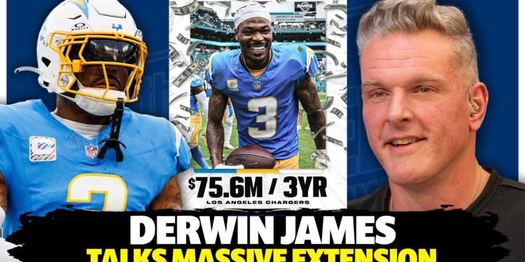 Derwin James Reacts To New Extension With Chargers On The Pat McAfee Show Derwin James Reacts To New Extension With Chargers On The Pat McAfee Show
