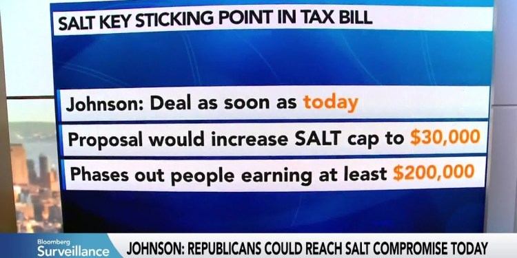 Republicans Inch Closer to a SALT Cap Compromise Republicans Inch Closer to a SALT Cap Compromise