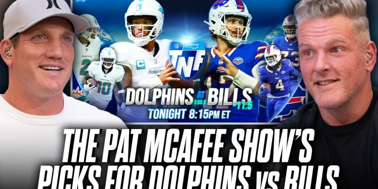The Pat McAfee Show’s Picks For Dolphins vs Bills on Thursday Night Football The Pat McAfee Show’s Picks For Dolphins vs Bills on Thursday Night Football