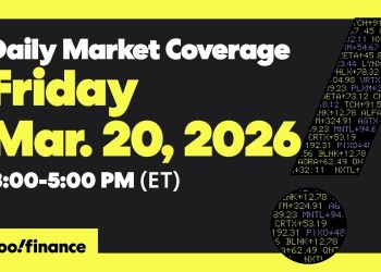 Daily Market Coverage Mar. 20, 2026 3PM-5PM (ET) | Yahoo Finance Daily Market Coverage Mar. 20, 2026 3PM-5PM (ET) | Yahoo Finance