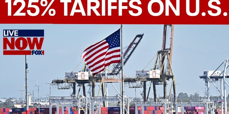BREAKING: US slapped with 125% tariff on China imports BREAKING: US slapped with 125% tariff on China imports