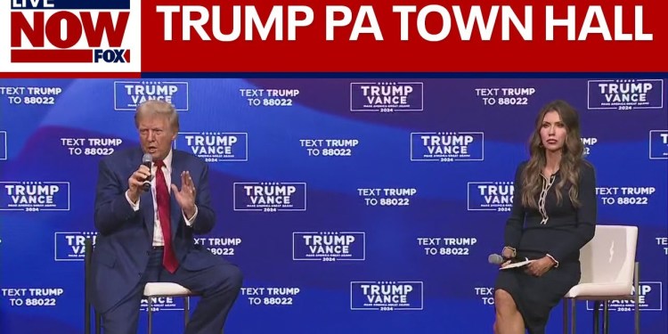 WATCH: Trump attends Pennsylvania town hall | LiveNOW from FOX WATCH: Trump attends Pennsylvania town hall | LiveNOW from FOX