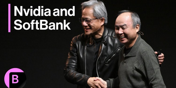 Huang, Son Joke About SoftBank’s Early Stake in Nvidia Huang, Son Joke About SoftBank’s Early Stake in Nvidia
