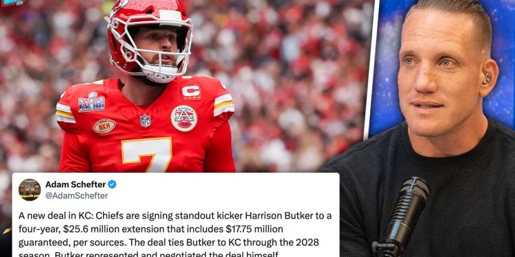 Chiefs Sign Harrison Butker To 4 Year, 6 Million Deal, Highest EVER For A Kicker Chiefs Sign Harrison Butker To 4 Year, 6 Million Deal, Highest EVER For A Kicker