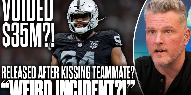 Raiders Release Christian Wilkins After “Weird Incident,” “Kissed Teammate On The Head” | Pat McAfee Raiders Release Christian Wilkins After “Weird Incident,” “Kissed Teammate On The Head” | Pat McAfee