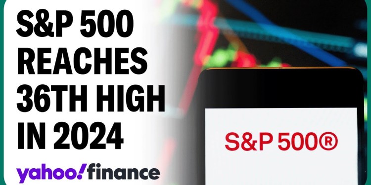 Stock market close: S&P 500 reaches 36th record high in 2024 Stock market close: S&P 500 reaches 36th record high in 2024
