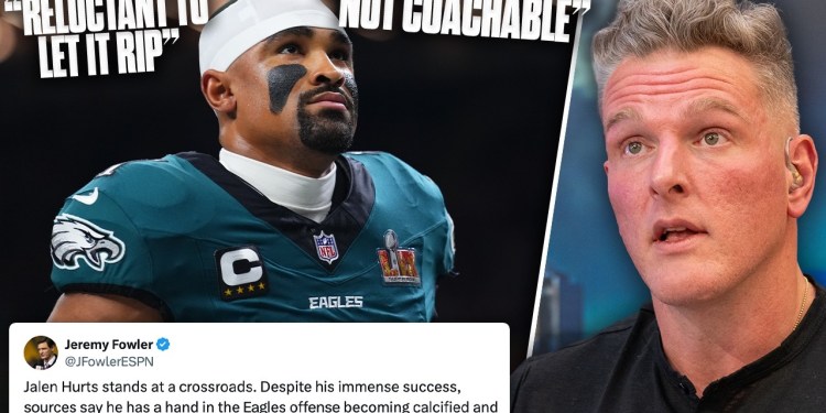 New Report Blames Jalen Hurts For Eagles Struggles, Offense Falling Apart In 2025 | Pat McAfee Show New Report Blames Jalen Hurts For Eagles Struggles, Offense Falling Apart In 2025 | Pat McAfee Show
