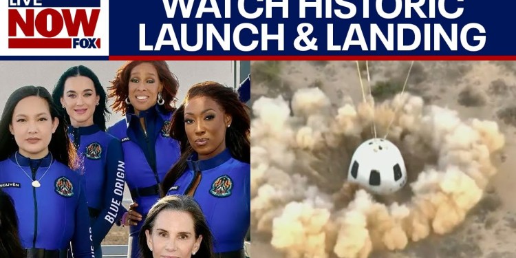 WATCH FULL Blue Origin all-women launch and recovery, Katy Perry, Gayle King WATCH FULL Blue Origin all-women launch and recovery, Katy Perry, Gayle King