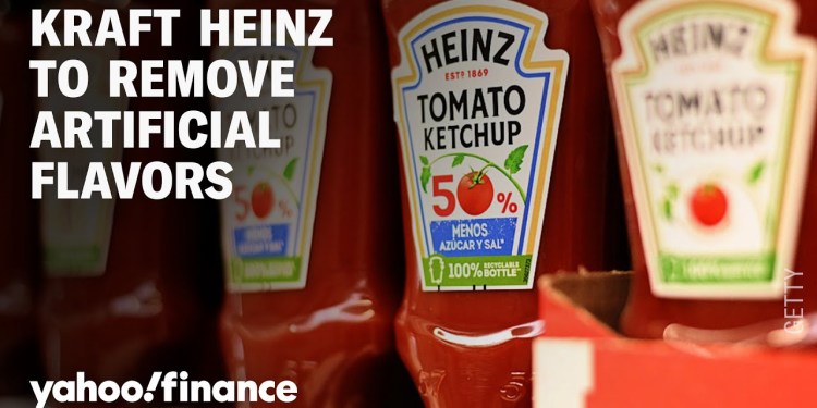 Kraft Heinz to remove artificial colors from its products by 2027 Kraft Heinz to remove artificial colors from its products by 2027