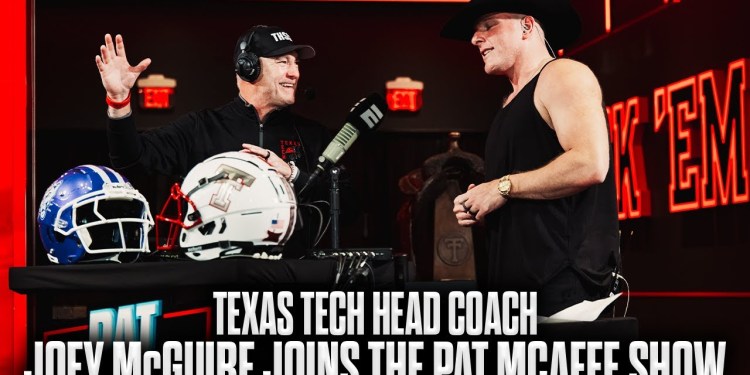 Texas Tech’s Joey McGuire Becomes Pat McAfee’s Favorite College Football Coach Texas Tech’s Joey McGuire Becomes Pat McAfee’s Favorite College Football Coach