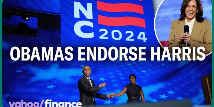 Obamas endorse Harris at DNC. Here’s what it means for fundraising. Obamas endorse Harris at DNC. Here’s what it means for fundraising.