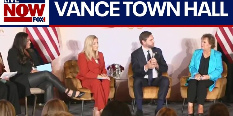 JD Vance town hall with “Moms for America” in Pennsylvania | LiveNOW from FOX JD Vance town hall with “Moms for America” in Pennsylvania | LiveNOW from FOX