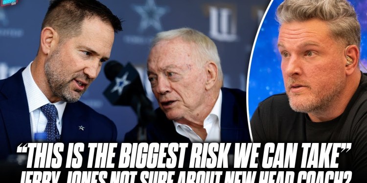 Jerry Jones Says Cowboys Took “Biggest Risk You Can Take” Hiring New Head Coach | Pat McAfee Show Jerry Jones Says Cowboys Took “Biggest Risk You Can Take” Hiring New Head Coach | Pat McAfee Show