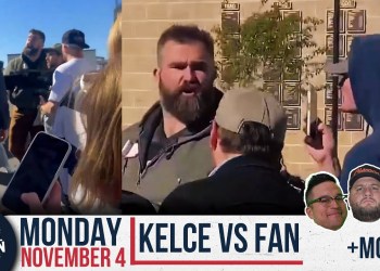 Jason Kelce Smashes Fan’s Phone – Barstool Rundown – November 4th, 2024 Jason Kelce Smashes Fan’s Phone – Barstool Rundown – November 4th, 2024