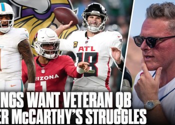 Vikings Looking For Veteran QB After JJ McCarthy’s Season Struggles | Pat McAfee Show Vikings Looking For Veteran QB After JJ McCarthy’s Season Struggles | Pat McAfee Show
