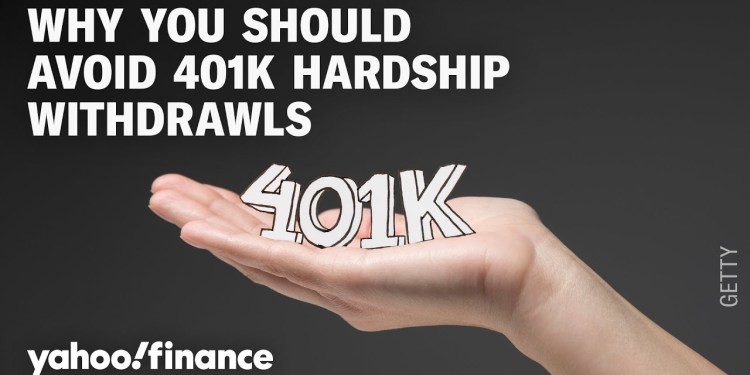 401K hardship withdrawals are on the rise. Here’s how to avoid it 401K hardship withdrawals are on the rise. Here’s how to avoid it