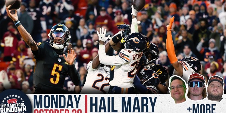 PFT Reacts To The Commanders Hail Mary – Barstool Rundown – October 28th, 2024 PFT Reacts To The Commanders Hail Mary – Barstool Rundown – October 28th, 2024