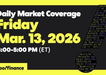 Daily Market Coverage Mar. 13, 2026 3PM-5PM (ET) | Yahoo Finance Daily Market Coverage Mar. 13, 2026 3PM-5PM (ET) | Yahoo Finance