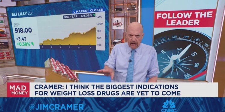 Biggest indicators for weight loss drugs are yet to come, says Jim Cramer Biggest indicators for weight loss drugs are yet to come, says Jim Cramer