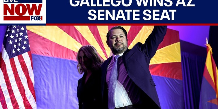 Arizona Senate race: Ruben Gallego (D) defeats Kari Lake (R) | LiveNOW from FOX Arizona Senate race: Ruben Gallego (D) defeats Kari Lake (R) | LiveNOW from FOX