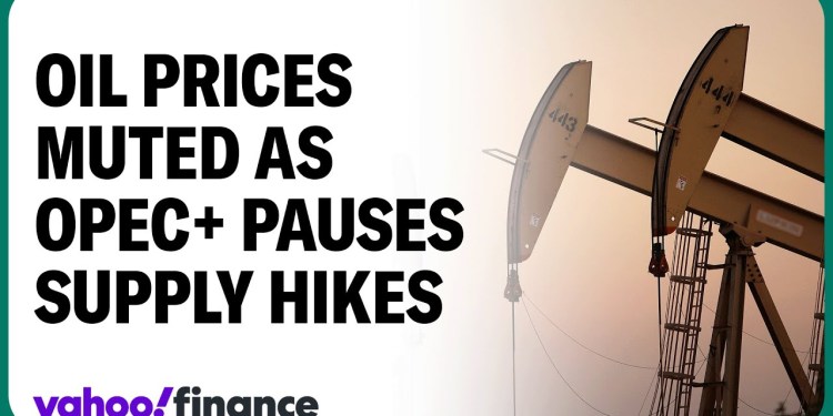 Oil prices unmoved by OPEC+ production pause. Two reasons why Oil prices unmoved by OPEC+ production pause. Two reasons why