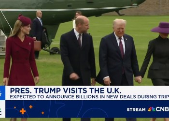 President Trump visits the UK President Trump visits the UK