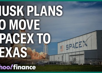 Elon Musk announces plans to move SpaceX to Texas Elon Musk announces plans to move SpaceX to Texas