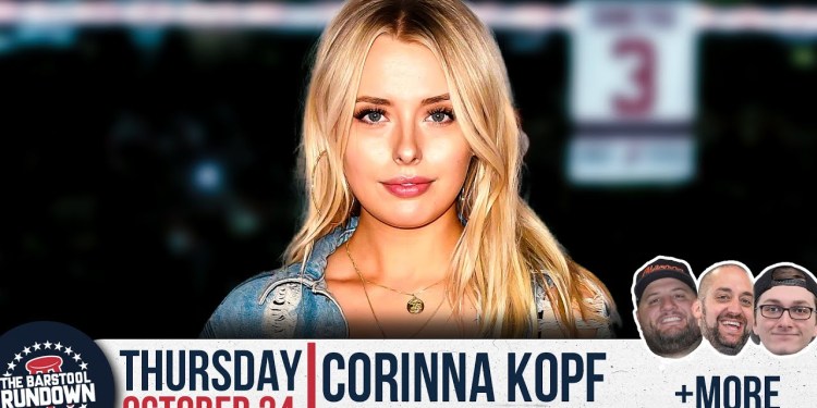 Corinna Kopf Retires After Making Million – Barstool Rundown – October 24th, 2024 Corinna Kopf Retires After Making Million – Barstool Rundown – October 24th, 2024