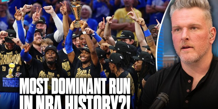 Congratulations To The Thunder On One Of The Most Dominant Seasons In NBA History | Pat McAfee Show Congratulations To The Thunder On One Of The Most Dominant Seasons In NBA History | Pat McAfee Show