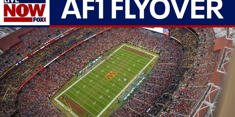 WATCH: Air Force One flies over the Washington Commanders stadium WATCH: Air Force One flies over the Washington Commanders stadium
