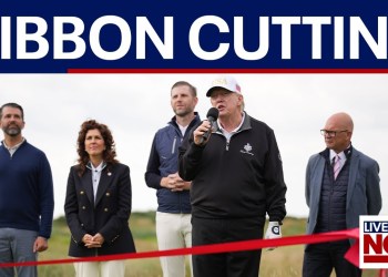 WATCH: Pres. Trump opens Trump International Golf Links in Scotland WATCH: Pres. Trump opens Trump International Golf Links in Scotland