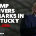 LIVE: Trump delivers remarks in Kentucky LIVE: Trump delivers remarks in Kentucky