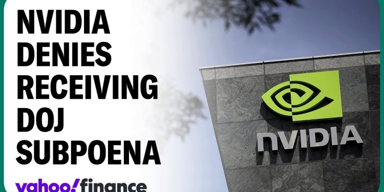 Nvidia denies receiving DOJ subpoena in antitrust probe Nvidia denies receiving DOJ subpoena in antitrust probe
