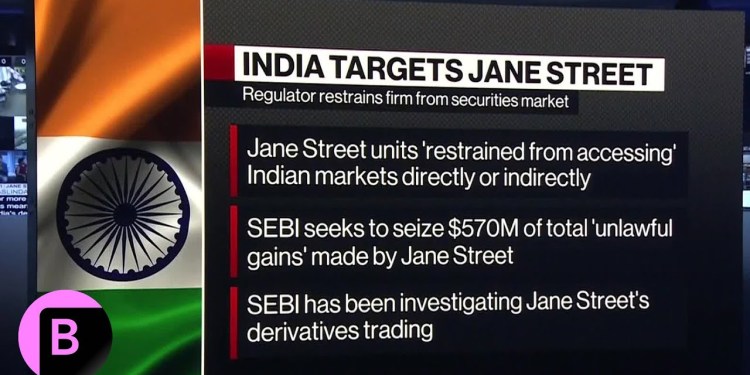 Jane Street Curbed in India After .3 Billion Trading Gain Jane Street Curbed in India After .3 Billion Trading Gain