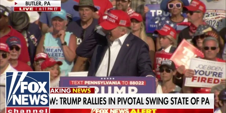 Shots fired at Trump rally Shots fired at Trump rally