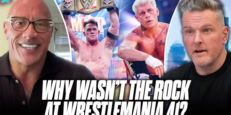 Why Did The Final Boss Miss WrestleMania 41? The Rock Explains… | Pat McAfee Show Why Did The Final Boss Miss WrestleMania 41? The Rock Explains… | Pat McAfee Show