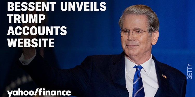 LIVE: Bessent unveils official Trump Accounts website LIVE: Bessent unveils official Trump Accounts website