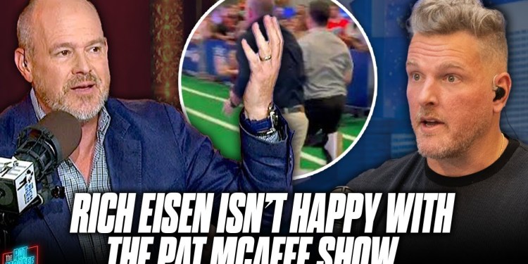 Rich Eisen Responds To Adam Schefter “Kicking His Ass” In 40 Yard Dash On The Pat McAfee Reacts Rich Eisen Responds To Adam Schefter “Kicking His Ass” In 40 Yard Dash On The Pat McAfee Reacts