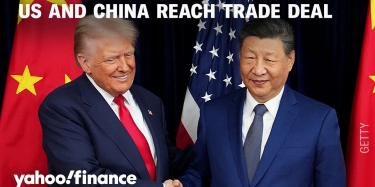 President Trump and President Xi meet after reaching trade deal President Trump and President Xi meet after reaching trade deal